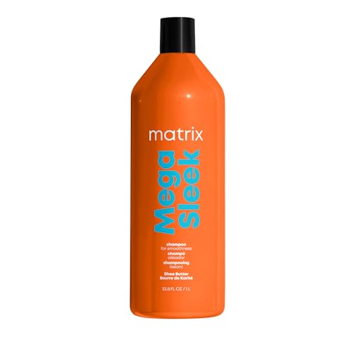 Matrix Mega Sleek Shampoo - Smoothing and Detangling, For Dry, Damaged & Frizzy Hair