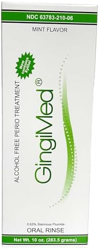 Stannous Fluoride Mouthwash Rinse, Mint, 10 oz | Alcohol-Free Perio Treatment, Clinically Shown to Help Reduce Sensitivity, Tooth Decay, Gingivitis and Bleeding Gums