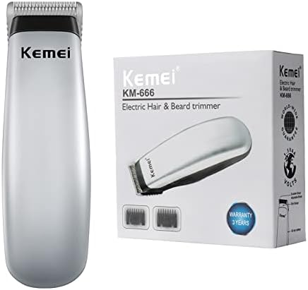 KEMEI Mini Clippers Trimmer Groomer Cordless Self-Haircut Kit Styling Shears with Stainless Steel | Cordless Self-Haircut Kit