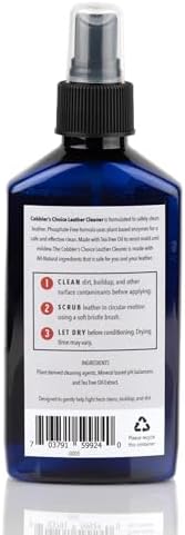 Cobbler's Choice Leather Cleaner Spray - Leather Shoe & Boot Cleaner