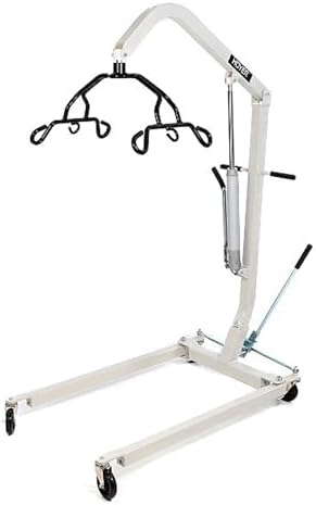 Hoyer Joerns HML400 Classic Manual Patient Lift with Pump Handle | Safe Working Load 400 lbs.| Ergonomic Pump Handle | Adjustable U-Base