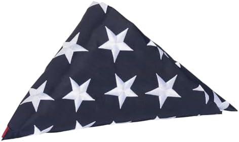 TOPFLAGS American Flag 4x6 Heavy Duty Outdoor US Flags for Outside Embroidered Stars USA Banner Sewn Stripes with Brass Grommets Vibrant Color