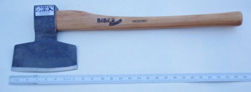 Biber Classic Swedish Carpenter's Hatchet or better known as The Broad Axe by Mueller (Right Bevel) Hand Forged In Austria