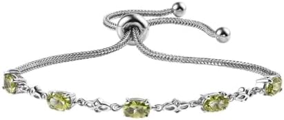 Birthstone Bracelets Charm Bolo Bracelet Adjustable Gemstone | Birthday, Gifts
