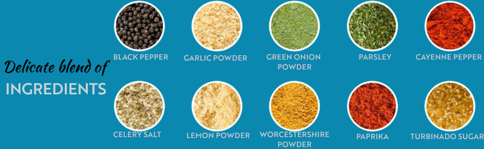 delicate blend of ingredients
