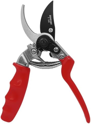 Zenport Z225 Bypass Pruner with Rotating Handle, 1-Inch Cut, 8.5-Inch , Red