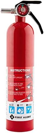 First Alert Fire Extinguisher, Standard Home Use | HOME1 UL RATED 1-A:10-B:C, Red 4-Pack
