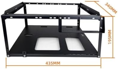DIY Computer Case PC Frame Desktop Chassis Stackable Rack Stand Open Air case Supports ATX ITX MacroATX E-ATX X79 X99 Motherboard, can be Stacked up to 10 Layers