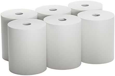 High Capacity TAD Towel rolls, 10" Roll, White, 6 Rolls Premium Quality Fits Touchless Automatic roll Towel Dispenser