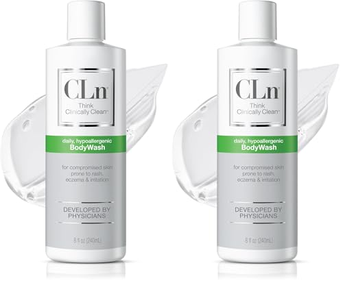 CLn® BodyWash - Non-Drying Body Wash, For Compromised Skin Prone to Eczema, Dermatitis, Rash & Hidradenitis Suppurativa, Fragrance-Free & Paraben-Free, 8 fl oz.
