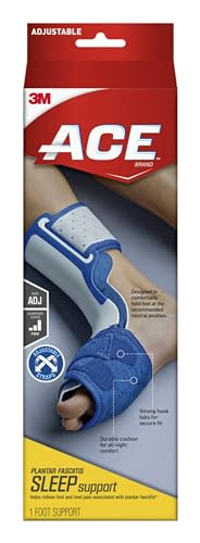 ACE Plantar Fasciitis Sleep Support, Helps Relieve Symptoms of Plantar Fasciitis, One Size Fits Most, Blue