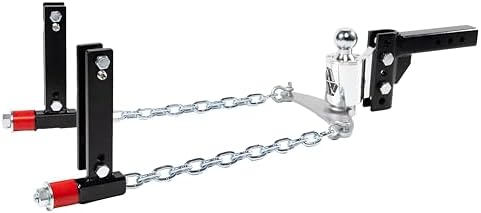 Andersen Hitches Weight Distribution Hitch 2 Inch Shank 4 Inch Drop 2-5/16 Inch Ball 14K GTWR 7/8 Inch Brackets Anti-Sway