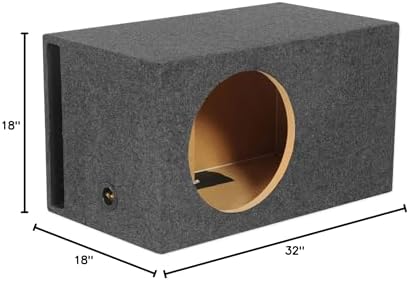 Rockville RBS15DES 15" Ported Sub Box Enclosure for Destroyer 15D1/D2 Subwoofer