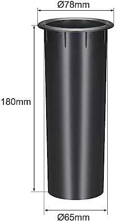 uxcell 65mm x 180mm Speaker Port Tube Subwoofer Bass Reflex Tube Bass Woofer Box 1pcs