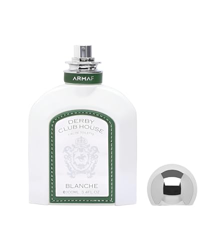 Armaf Derby Club House Blanche for Men Eau de Toilette Spray, 3.4 Ounce