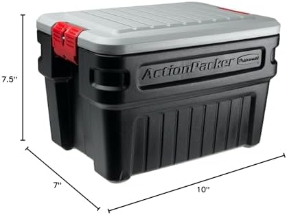 United Solutions Rubbermaid 24 Gallon Action Packer Storage Container