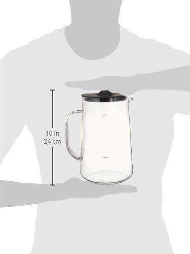 Capresso 6624 Ice Tea Glass Pitcher, 80 oz. (2.5 Qt.)