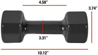 CAP Barbell Vinyl Coated Dumbbell | 1-15 LB Single or Pair