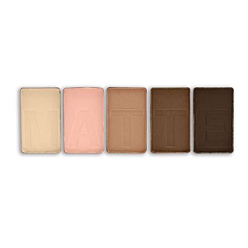 L.A. COLORS 5 Color Matte Eyeshadow, Tan Khaki CEM478