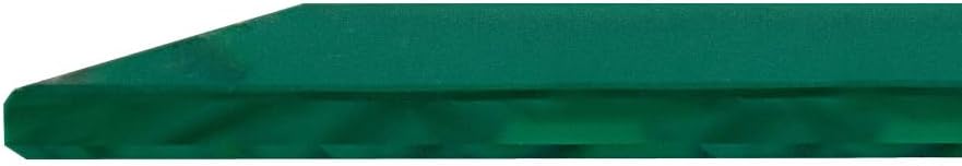 16 inch Square Glass Table Top - Tempered - 1/2" Thick Glass Surface, Safe Beveled Edge, Eased Corners, Multipurpose for Dining Table, Patio, Coffee and End Table