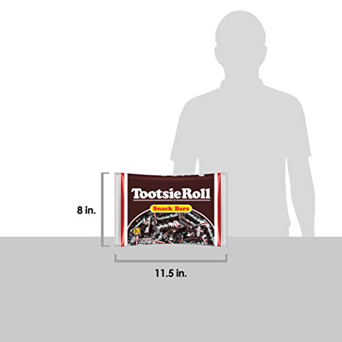 Tootsie Roll Snack Bars, Individually Foil Wrapped Candy - 14.5oz Bag
