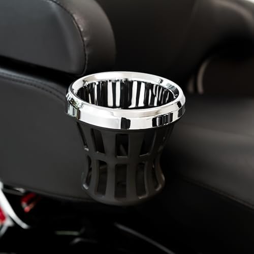 CIRO 50003 Drink Holder (Chrome for Harley-Davidson Models)