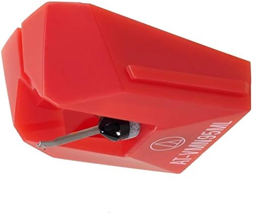Audio-Technica AT-VMN95ML Microlinear Replacement Turntable Stylus Red