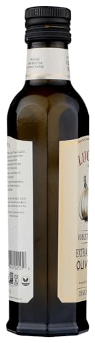 Lucini Italia Delicate Lemon Extra Virgin Olive Oil - EVOO Infused with Fresh Lemon - Olive Oil for Marinade, Grilling, Roasting, Baking - Non-GMO Verified, Whole30 Approved, Kosher, 250mL