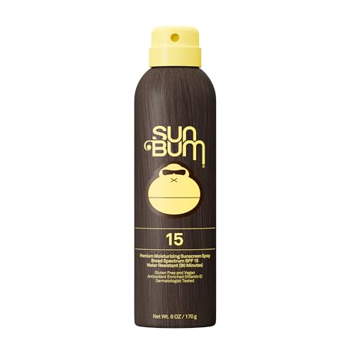 Sun Bum Original SPF 70 Broad Spectrum Sunscreen Body Spray - 6 oz | Moisturizing with Vitamin E, Vegan, Hawaii 104 Act Compliant (Made without Octinoxate & Oxybenzone)