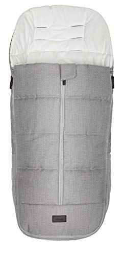 Diono Quantum Classic All Weather Footmuff To Protect Your Baby in Car Seats & Strollers, Light Grey Cube