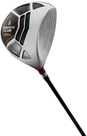 Men's Money Club High Launch 520cc 10.5° Golf Driver. Right Handed Premium Ultra Forgiving Regular Flex Graphite Shaft with Tour Velvet Grip