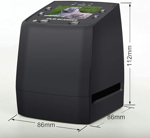DIGITNOW! 135 Film Negative Scanner High Resolution Slide Viewer, Convert 35mm Film &Slide to Digital JPEG Save into SD Card