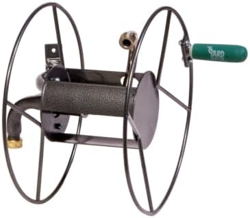 Yard Butler Hose Reel, 180 Degree Swivel, Wall Mount, 100-Foot Hose | Versatile Hose Reel, Great for Garden Hose Storage, Leakproof Design, Powder Coated Steel, Rust-Resistant, Tangle-Free