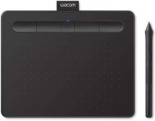Wacom Intuos CTL4100WLK0 Wireless Graphics Drawing Tablet with 3 Bonus Software Included, 7.9" x 6.3", Black (Renewed)