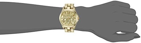 XOXO Women’s Gold-Tone Analog Quartz Watch – Polished Bracelet Style with Roman Numeral Dial and Decorative Subdials – Includes Gift Box –