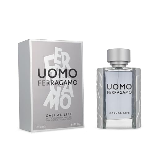 FERRAGAMO Uomo Ferragamo Casual Life Eau de Toilette Pour Homme, Cologne Spray for Men