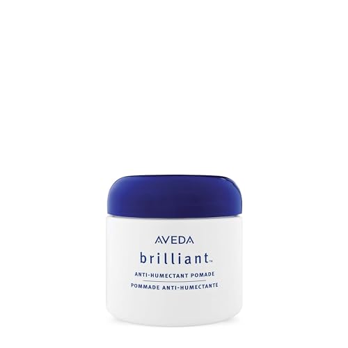 Aveda Brilliant Anti-Humectant Pomade | Helps Prevent Frizz & Flyaways | Protects Against Humidity | for Curly & Coily Hair Types | Castor Oil and