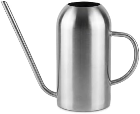 Fasmov Stainless Steel Watering Can with Long Spout Modern Style Watering Pot, 53oz/1.5L