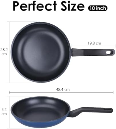 Nonstick Frying Pan Skillet,8 Inch Frying Pan Skillet,Egg pans,Omelette Pan,PFOA Free,Kitchen Pots Induction Pot