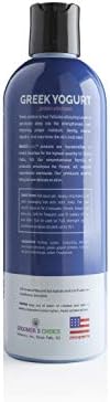 Bark2Basics Blueberry Greek Yogurt Shampoo, 16 oz - Protein Pet Shampoo, Natural Ingredients, Restores Moisture to Dry Coats, Soothes Dry Itchy Skin