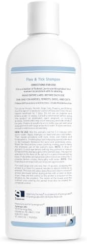 Veterinary Formula Flea and Tick Shampoo for Dogs and Cats, 16 oz