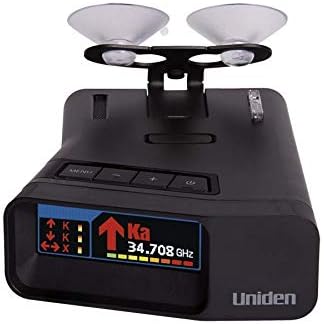 Uniden R7 Extreme Long-Range Laser-Radar Detector, Built-in GPS w/ Real-Time Alerts, Dual-Antennas Front & Rear w/Directional Arrows, Voice Alerts