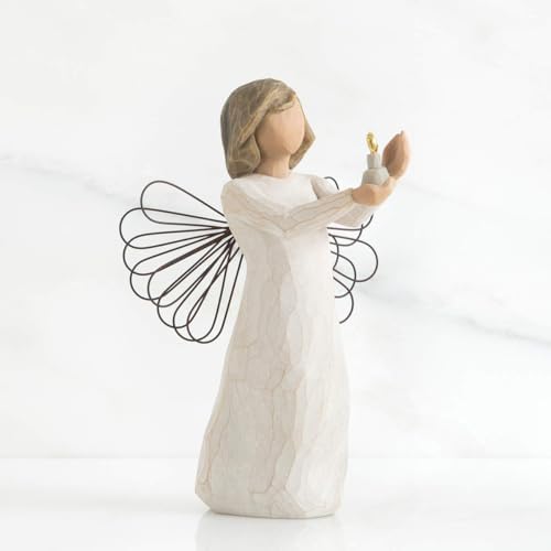 Willow Tree Angel of Hope, Sculpted Hand-Painted Figure | Offering Comfort, Healing, Love and Caring, Cast from a Susan Lordi Original Carving