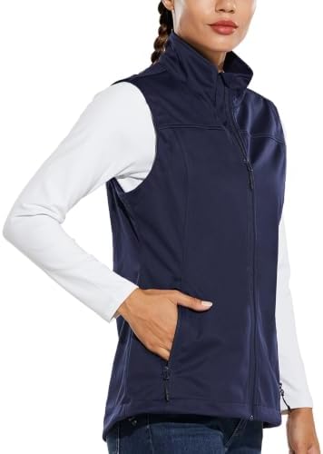 baleaf Women's Lightweight Running Vest Sleeveless Softshell Jacket