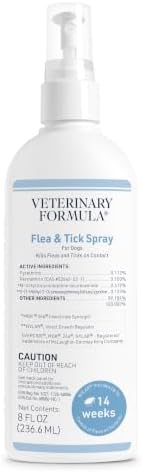 Veterinary Formula Flea and Tick Shampoo for Dogs and Cats, 16 oz