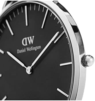 Daniel Wellington Classic Men’s Watch - 36mm - 40mm Case, Japanese Quartz Movement, Leather Strap, Water Resistant, Analog Watch for Men - Sheffield