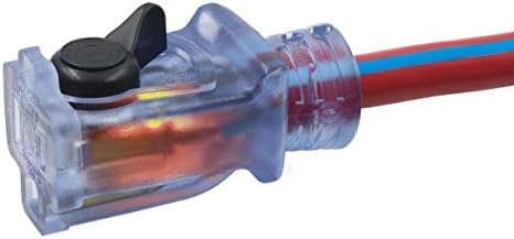 Prime KCPL507825 12/3 SJTW Locking Cord, Red and Blue, 25-Feet