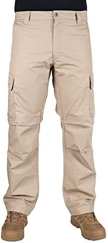 LA Police Gear LAPG Men's Urban Ops Tactical Pants | Gusseted Crotch, Ripstop, Water & Stain Resistant Work Pants for Men