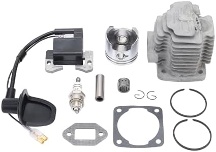 GOOFIT 44mm Big Bore Cylinder Top End Kit Replacement for 2 Stroke 43cc 47cc 49cc Mini Chinese ATV Quad Pocket Bike Scooter