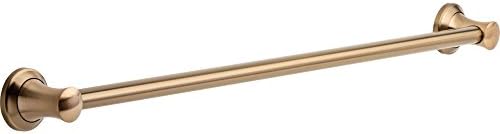 Delta Faucet 41712-CZ Transitional 12-Inch Grab Bar with Concealed Mounting, Champagne Bronze